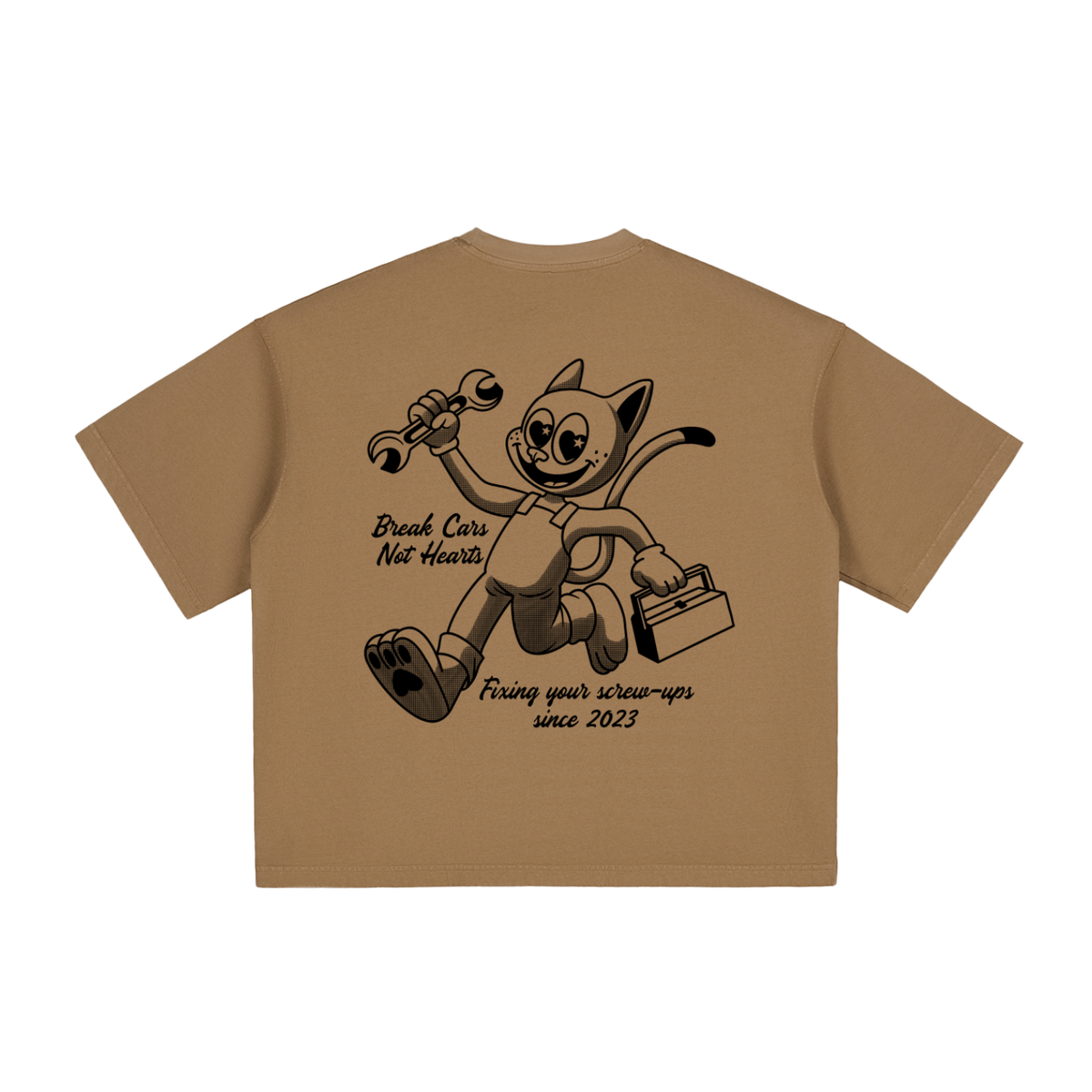 CAT TEE (BLACK)