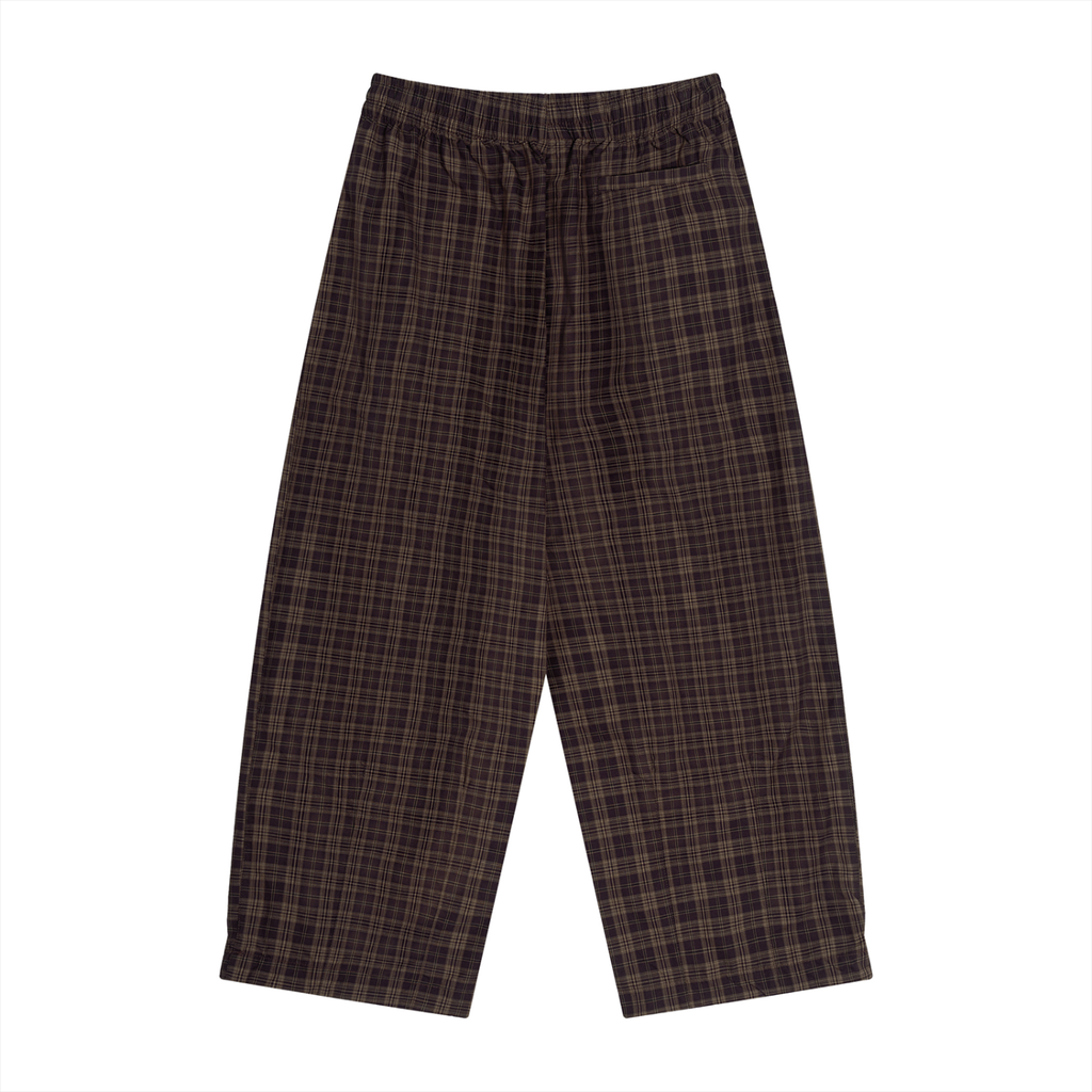 PLAID TROUSERS