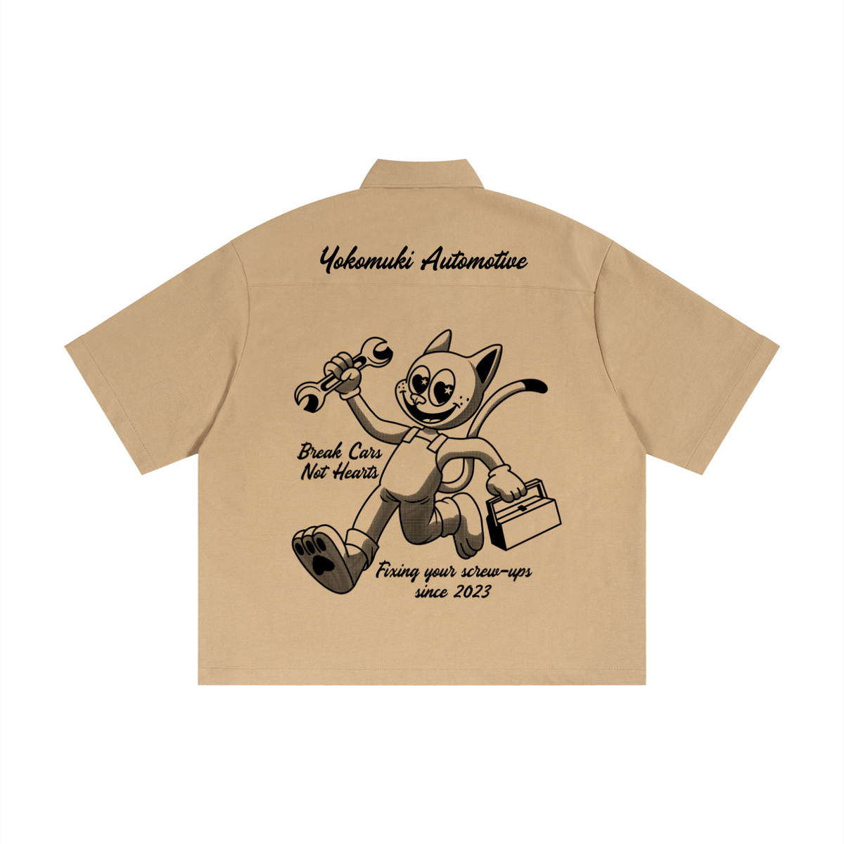CAT OVER-SHIRT (BLACK)