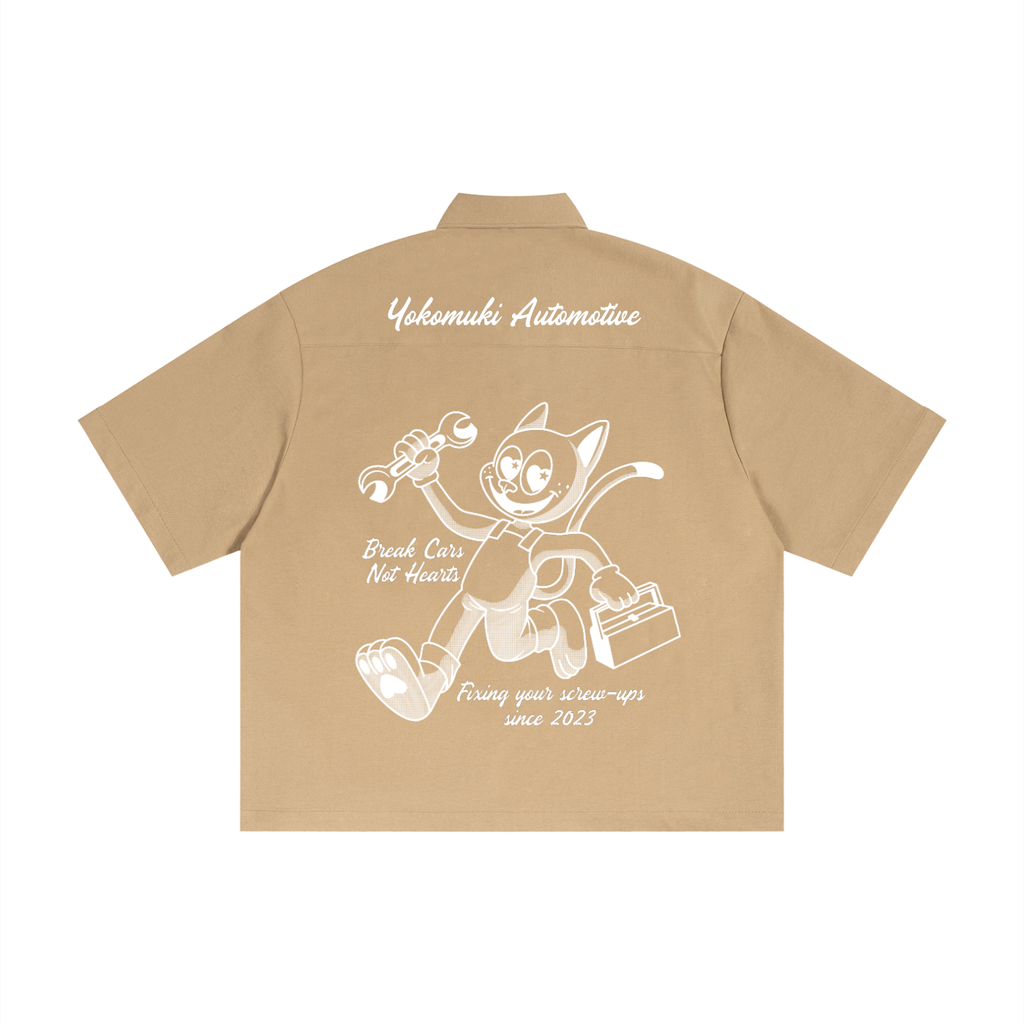 CAT OVER-SHIRT (WHITE)
