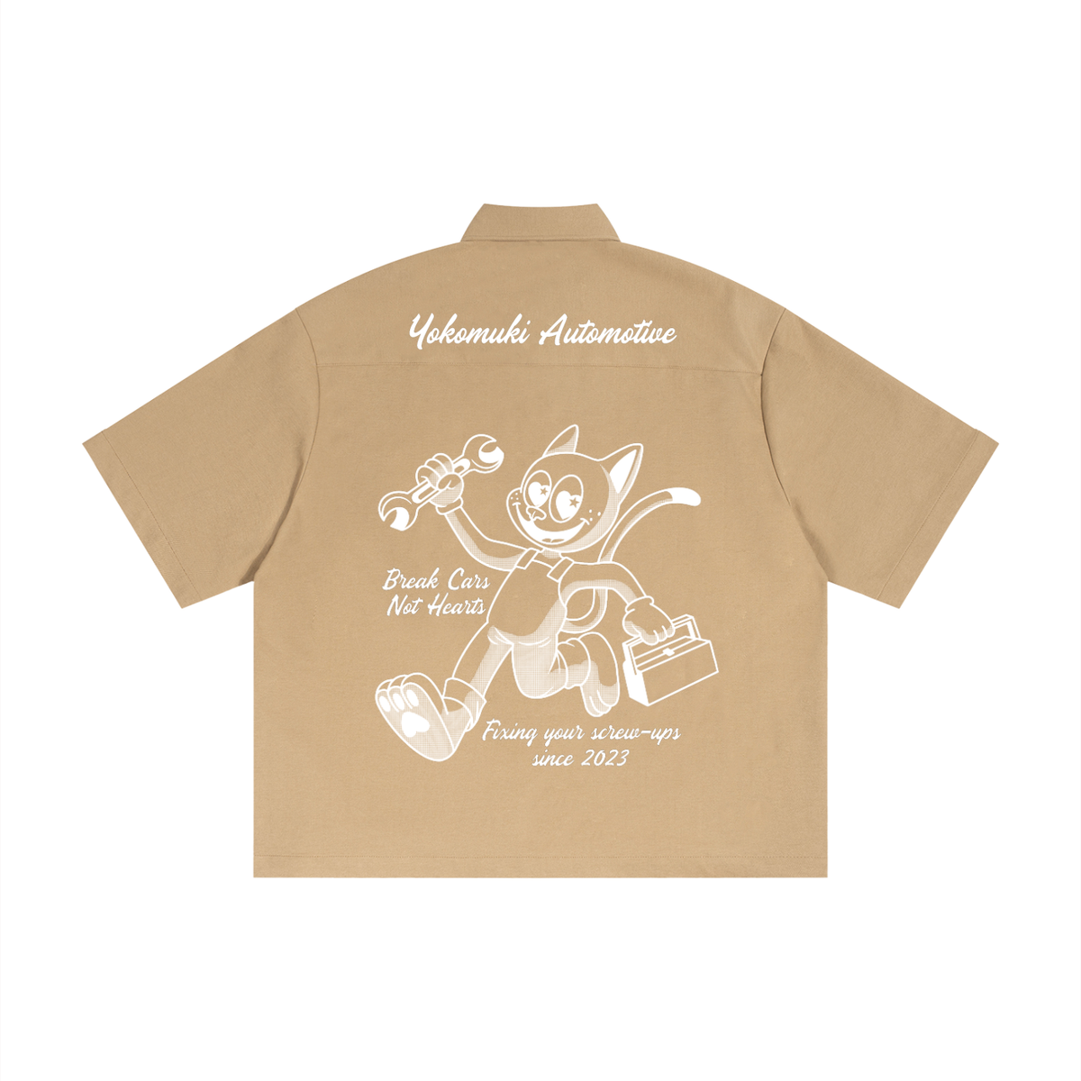 CAT OVER-SHIRT (WHITE)