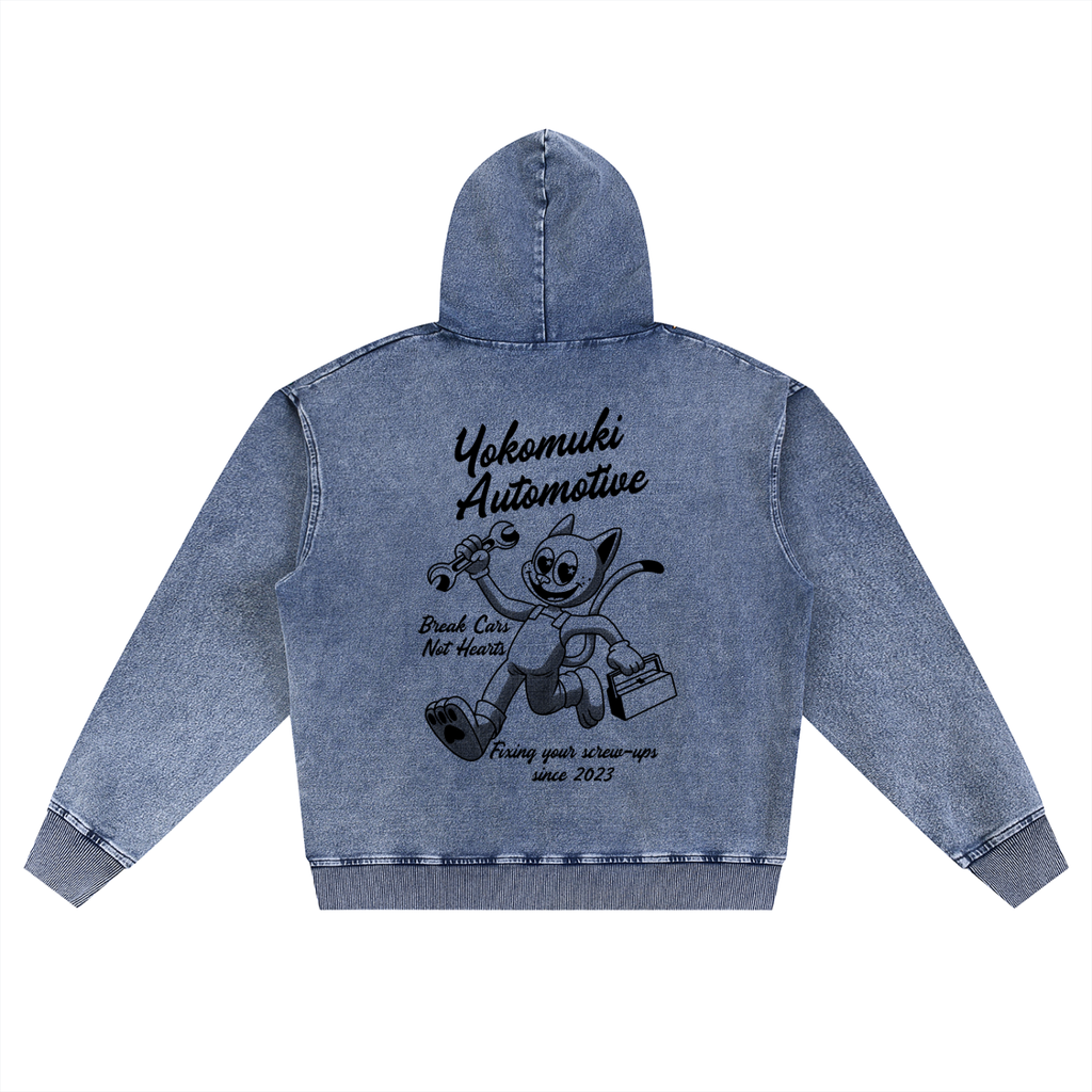 CAT HOODIE (BLACK)