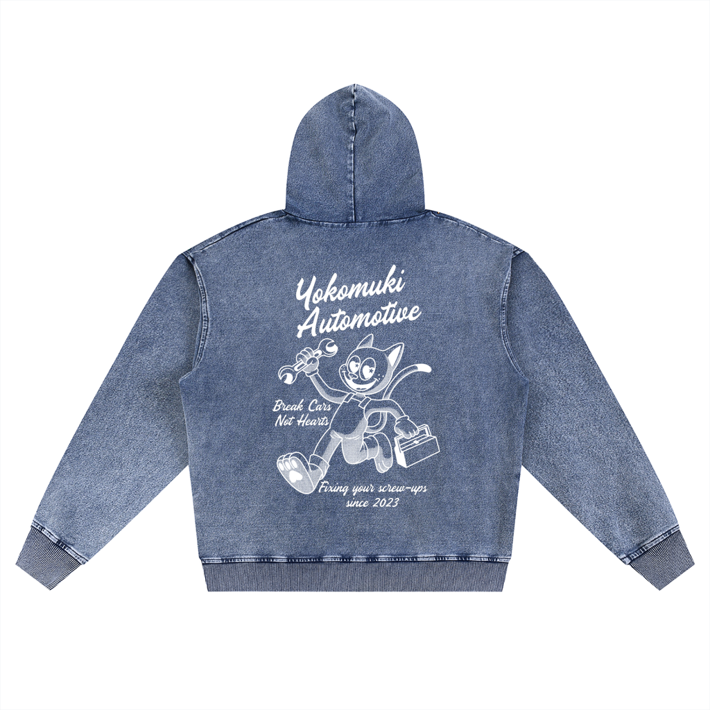 CAT HOODIE (WHITE)