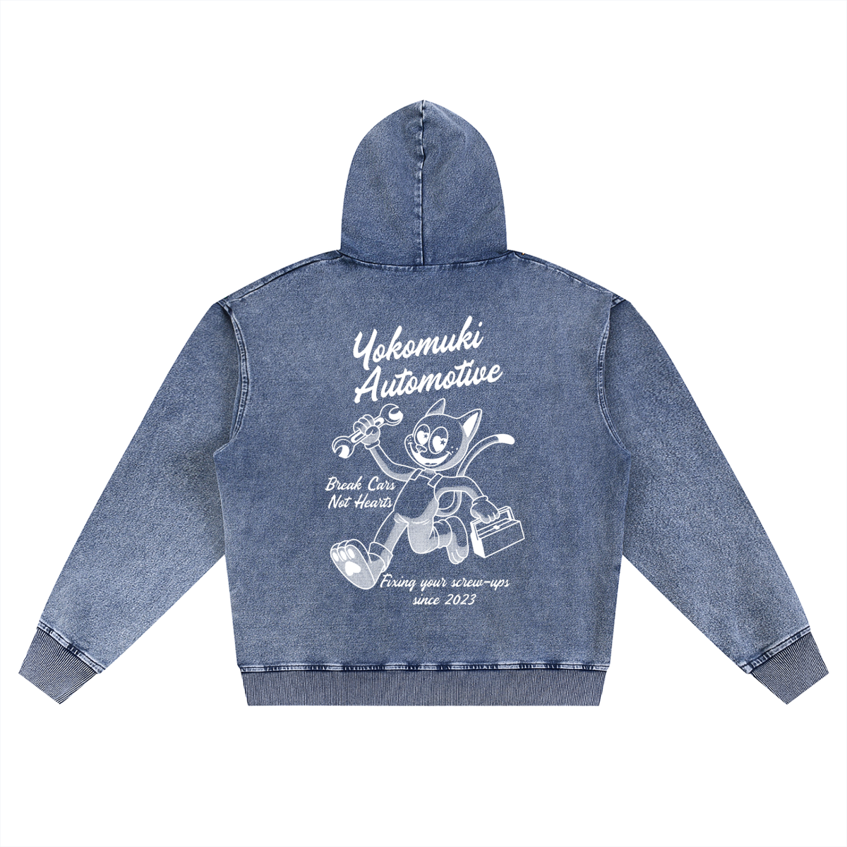 CAT HOODIE (WHITE)
